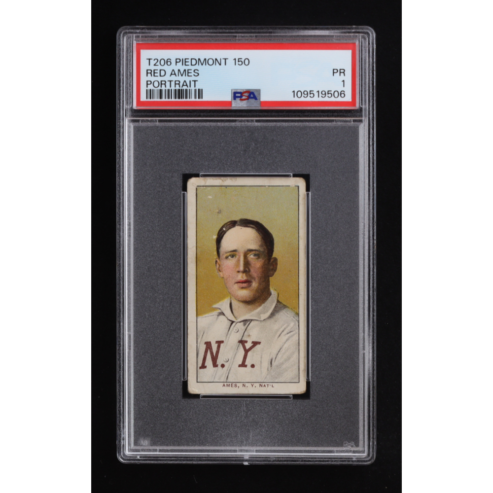 Red Ames 1909-11 T206 Portrait #9 (PSA 1) at PristineAuction.com