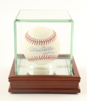 Steve Carlton Signed ONL Baseball Inscribed "HOF 94" with Display Case (TriStar) at PristineAuction.com