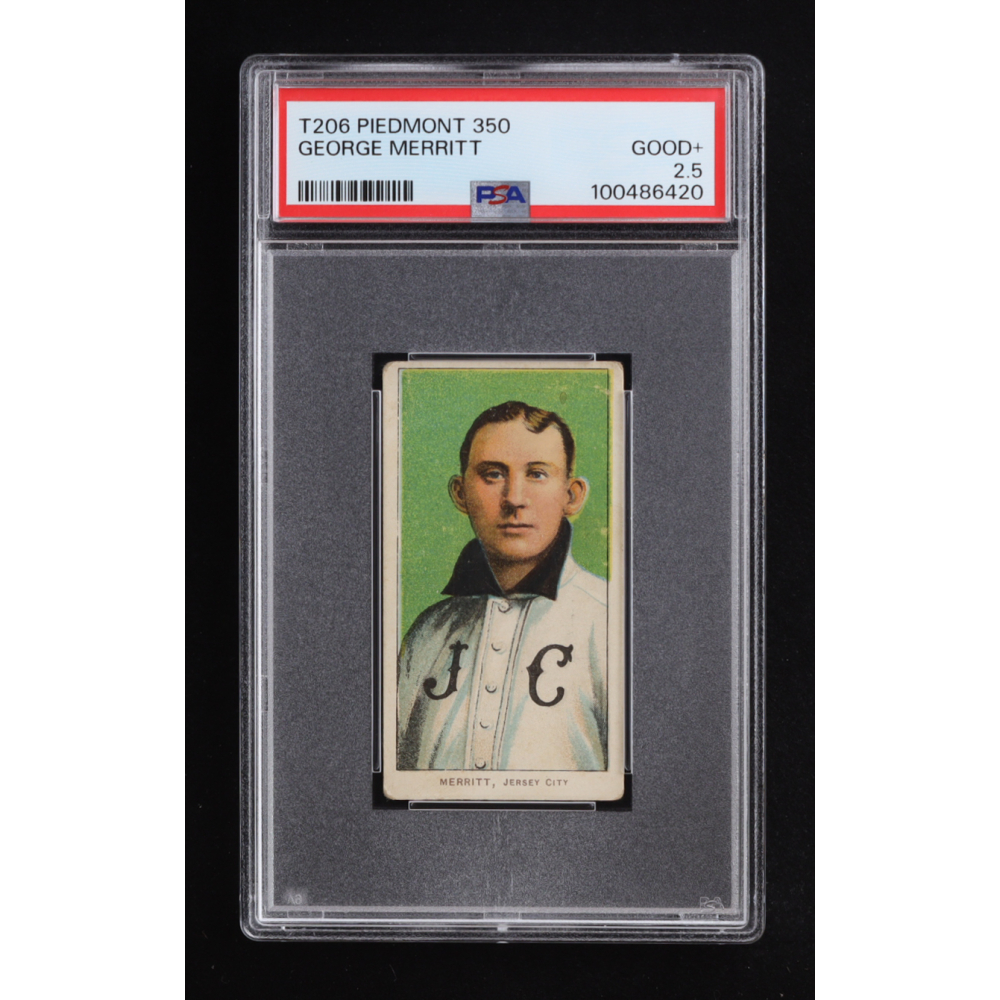 George Merritt 1909-11 T206 #332 (PSA 2.5) at PristineAuction.com