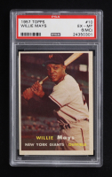 Willie Mays 1957 Topps #10 (PSA 6) (MC) at PristineAuction.com