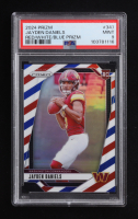 Jayden Daniels 2024 Panini Prizm Prizms Red White and Blue #347 RC (PSA 9) at PristineAuction.com
