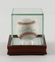 Carlton Fiske Signed OML Baseball Inscribed "HOF 2000" with Display Case (JSA) at PristineAuction.com