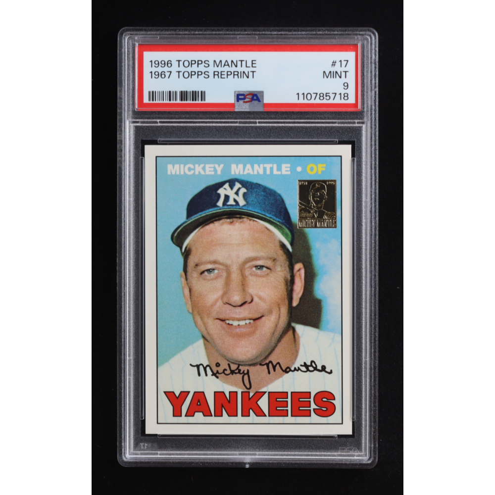 Mickey Mantle 1996 Topps Mantle '67 Topps #17 (PSA 9) at PristineAuction.com