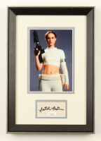 Natalie Portman Signed Cut "Star Wars" Custom Framed Photo Display (JSA) at PristineAuction.com
