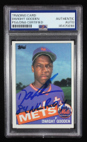 Dwight Gooden Signed 1985 Topps #620 RC Incribed "'84 NL R.O.Y." (PSA Authentic) at PristineAuction.com