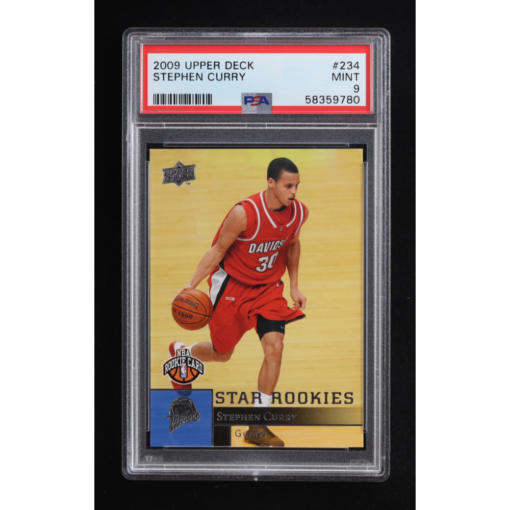 Stephen Curry 2009-10 Upper Deck #234 RC (PSA 9) at PristineAuction.com
