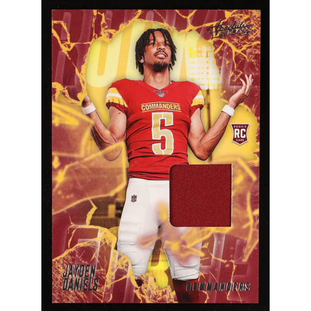 Jayden Daniels 2024 Absolute Absolute Rookie Materials #2 RC at PristineAuction.com