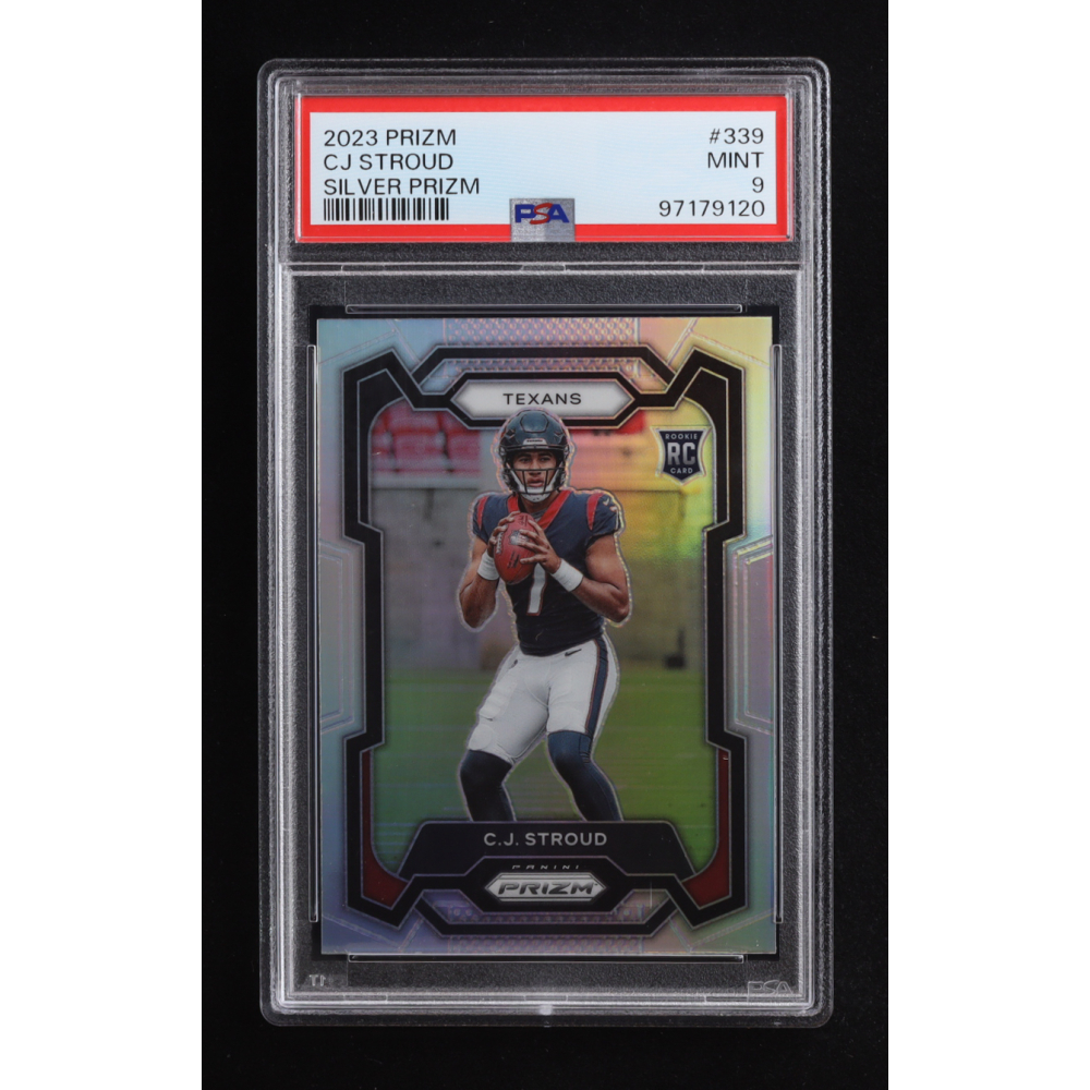 CJ Stroud 2023 Prizm Silver Prizm #339 RC (PSA 9) at PristineAuction.com
