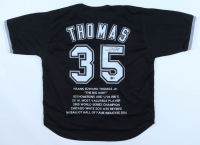 Frank Thomas Signed Career Stat Jersey (Beckett) at PristineAuction.com