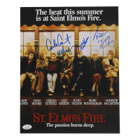Emilio Estevez, Ally Sheedy, Judd Nelson & Andrew McCarthy Signed "St. Elmo's Fire" 11x14 Photo (JSA) at PristineAuction.com