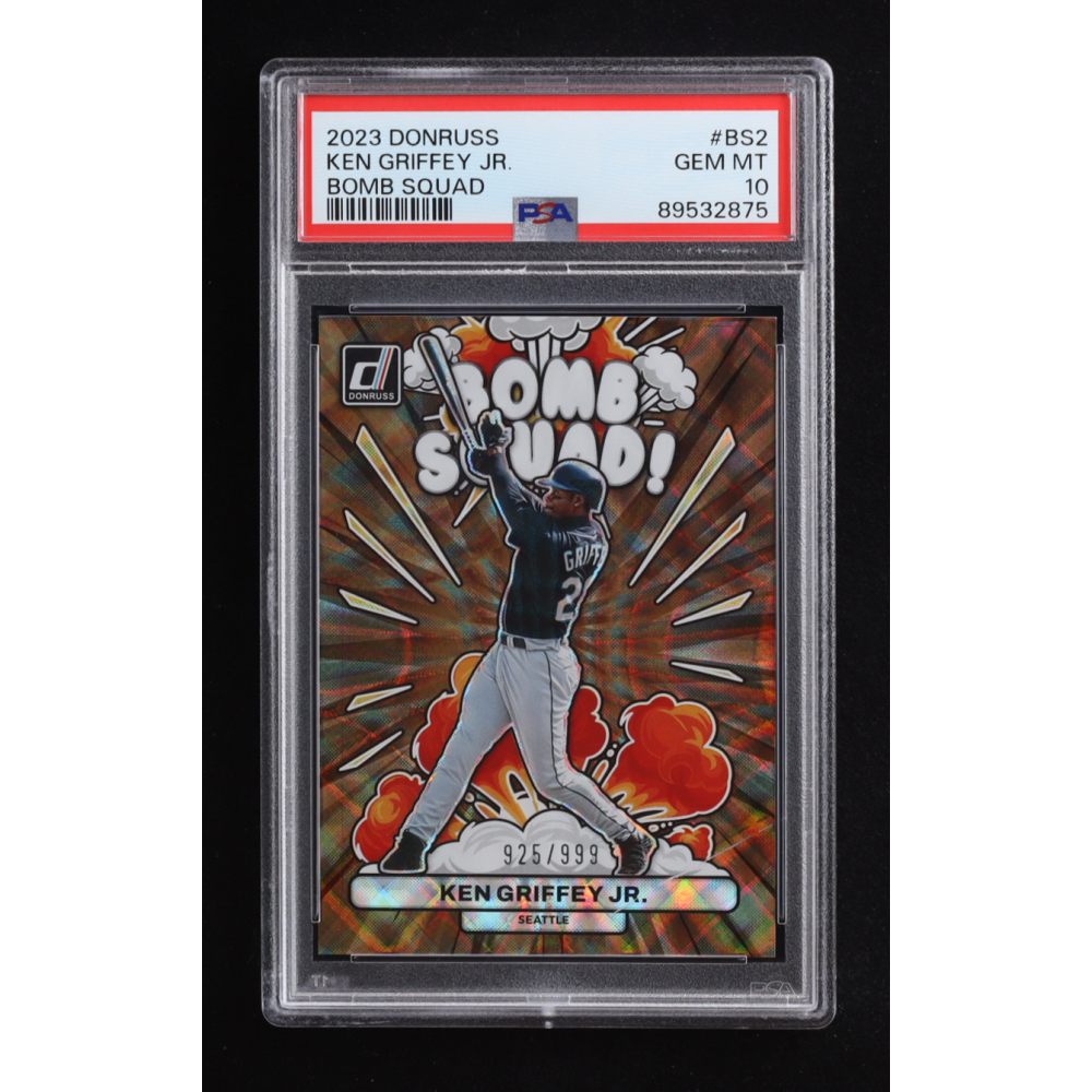 Ken Griffey Jr. 2023 Donruss Bomb Squad #2 #925/999 (PSA 10) at PristineAuction.com