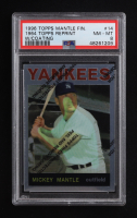 Mickey Mantle 1996 Topps Mantle Finest '64 Topps Reprint #14 (PSA 8) at PristineAuction.com
