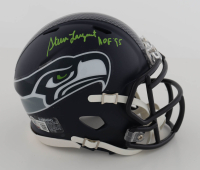 Steve Largent Signed Seahawks Speed Mini Helmet Inscribed "HOF '95" (Beckett) at PristineAuction.com