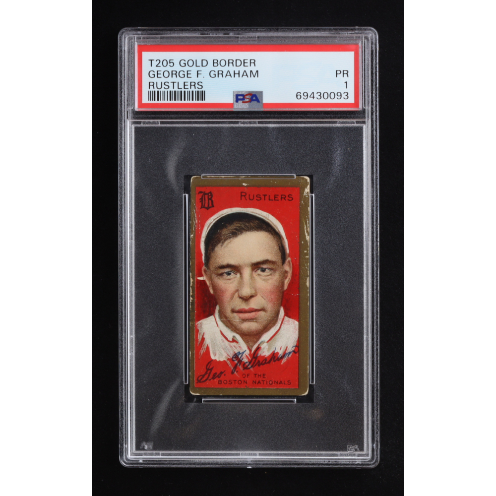 George F. Graham 1911 T205 Gold Border #78 (PSA 1) at PristineAuction.com