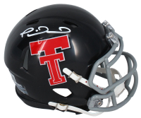 Patrick Mahomes Signed Texas Tech Red Raiders Speed Mini Helmet (Beckett) at PristineAuction.com