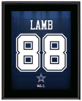 CeeDee Lamb Cowboys Jersey Number Framed Plaque at PristineAuction.com