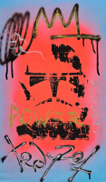 "Royal Resistance” 12x20 2025 Original Painting on Rolled Canvas by Tadas Zaicikas | TedyZet (Zaicikas) at PristineAuction.com