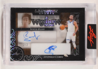 Steve Nash / Stephen Curry 2024 Leaf Ultimate Sports Ultimate X Signatures: A Window to the Past Silver #UXW-7 #2/2 at PristineAuction.com