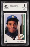 Ken Griffey Jr. 1989 Upper Deck #1 RC (BCCG 9) at PristineAuction.com
