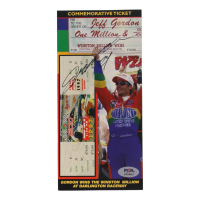 Jeff Gordon Signed 1997 Winston Million Commemorative Ticket (PSA) at PristineAuction.com