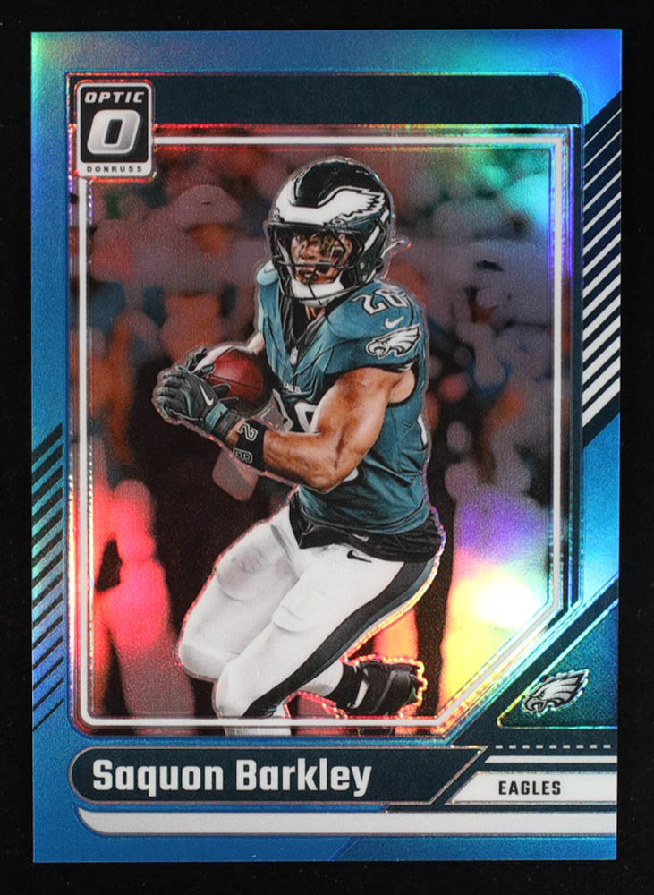 Saquon Barkley 2024 Donruss Optic Aqua #159 #170/299