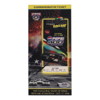 Jeff Gordon Signed 1998 Inaugural Pepsi 400 at Daytona Commemorative Ticket (PSA) at PristineAuction.com