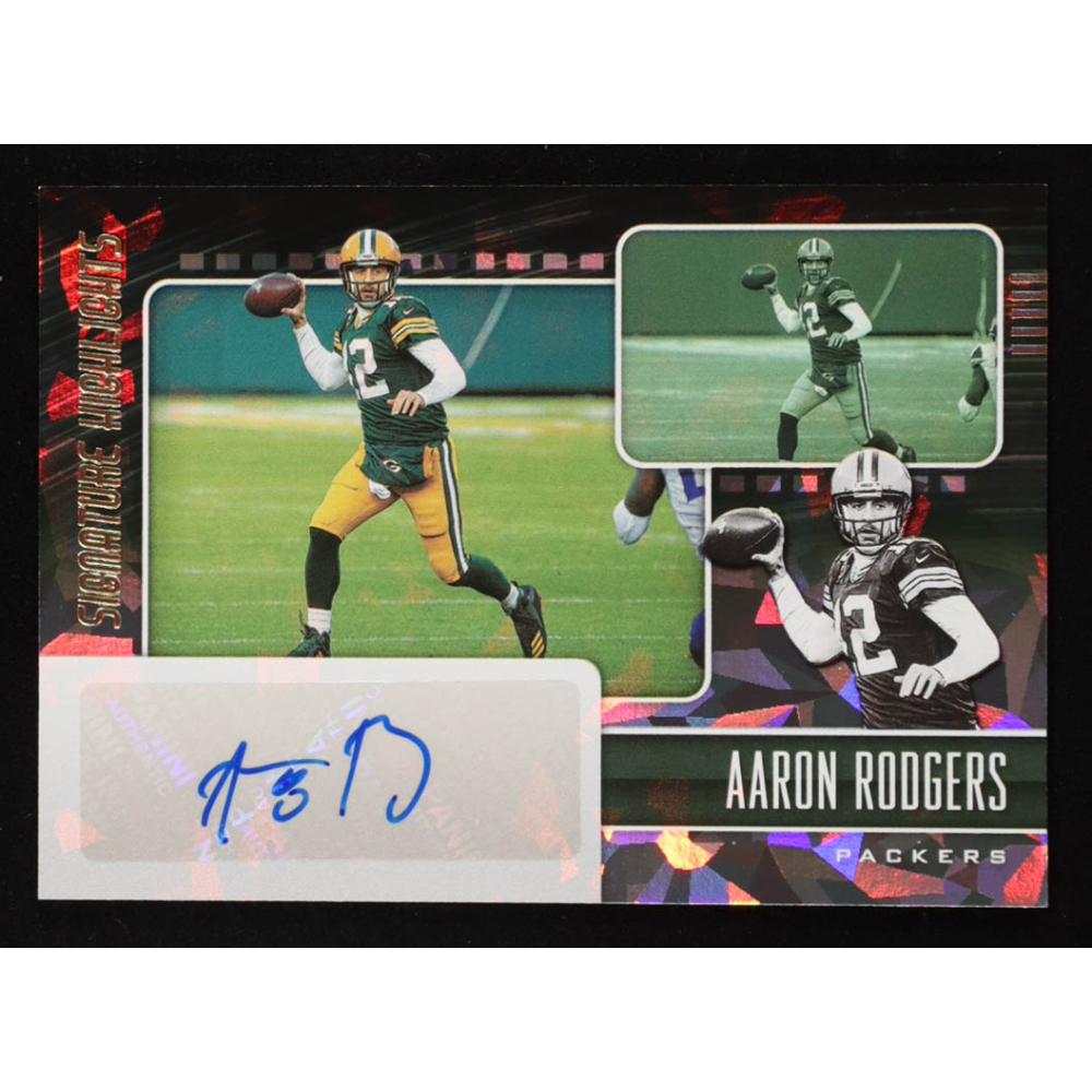 Aaron Rodgers 2021 Donruss Signature Highlights #44 at PristineAuction.com