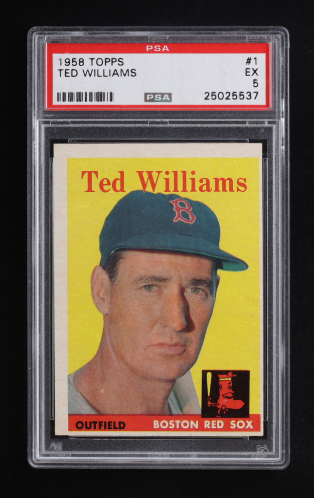 Ted Williams 1958 Topps #1 (PSA 5)