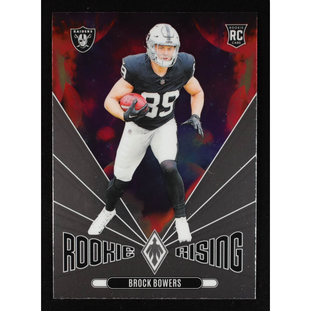 Brock Bowers 2024 Panini Phoenix Rookie Rising #48 RC at PristineAuction.com