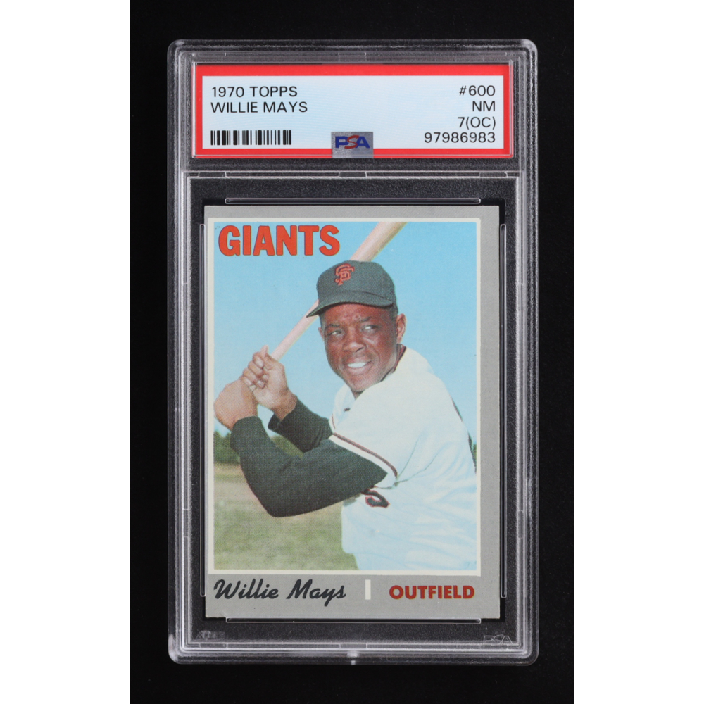 Willie Mays 1970 Topps #600 (PSA 7) (OC) at PristineAuction.com