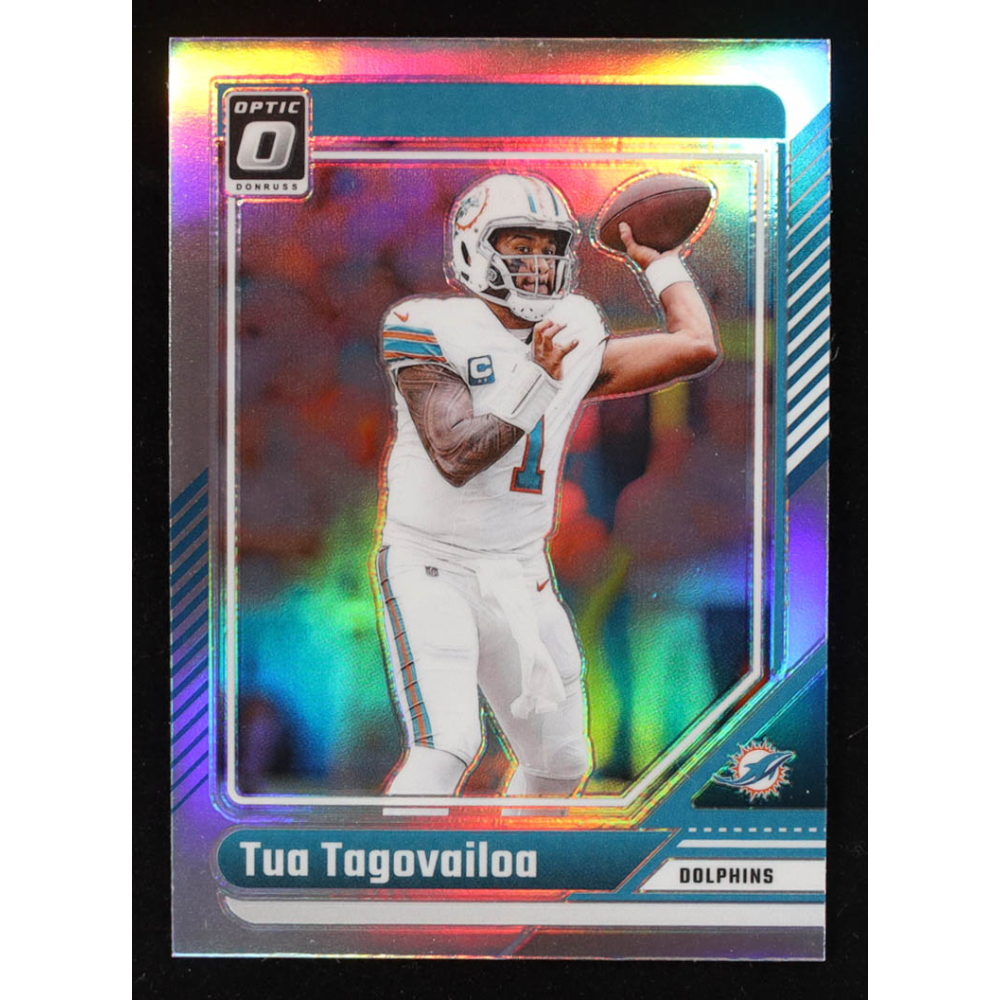 Tua Tagovailoa 2024 Donruss Optic Holo #120 at PristineAuction.com