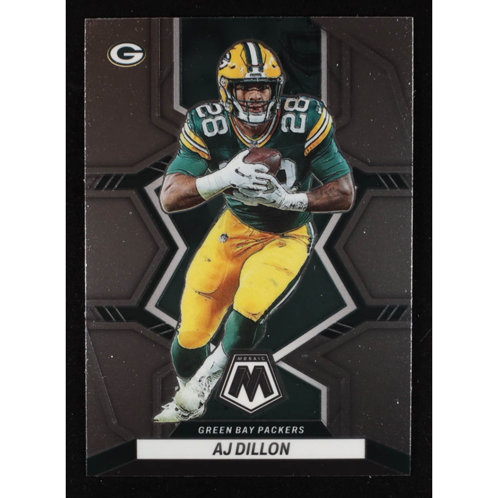 AJ Dillon 2022 Panini Mosaic #71 at PristineAuction.com