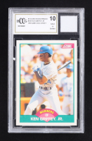 Ken Griffey Jr. 1989 Score Rookie / Traded #100T RC With Game Used 1989 Jersey (BCCG 10) at PristineAuction.com