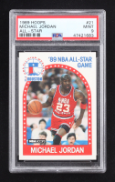 Michael Jordan 1989-90 Hoops #21 AS (PSA 9) at PristineAuction.com
