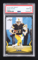 Josh Allen 2018 Leaf Draft Gold #31 RC (PSA 10) at PristineAuction.com