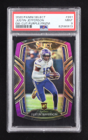Justin Jefferson 2020 Select Prizm Purple Die Cut #261 RC (PSA 9) at PristineAuction.com