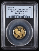 2008-W U.S. Vault Collection $5 Bald Eagle (PCGS PR69 DCAM) at PristineAuction.com
