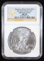 2013-W U.S. $1 Silver Eagle - First Releases (NGC MS70) at PristineAuction.com