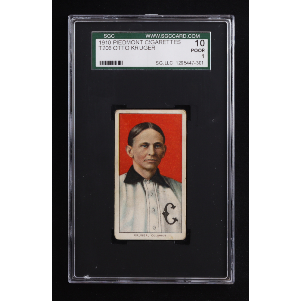 Otto Kruger 1909-11 T206 #267 (SGC 1) at PristineAuction.com