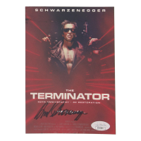 Arnold Schwarzenegger Signed "The Terminator" 5x7 Photo (JSA) at PristineAuction.com