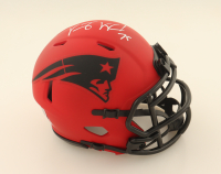 Vince Wilfork Signed Patriots Rave Alternate Speed Mini Helmet (Beckett) at PristineAuction.com