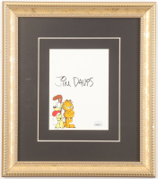 Jim Davis Signed Custom Framed Photo Display (JSA) at PristineAuction.com
