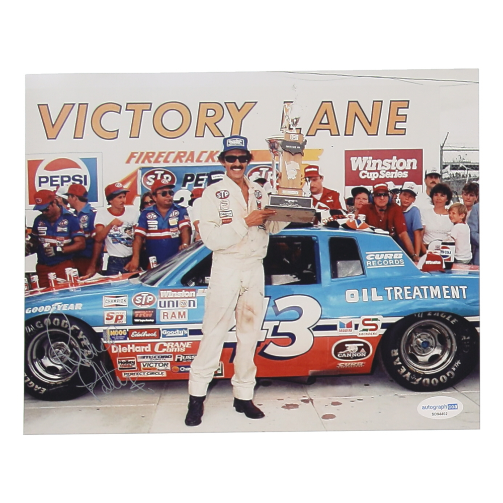 Richard Petty Signed NASCAR 8x10 Photo (ACOA) at PristineAuction.com