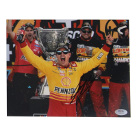 Joey Logano Signed NASCAR 8x10 Photo (PSA) at PristineAuction.com
