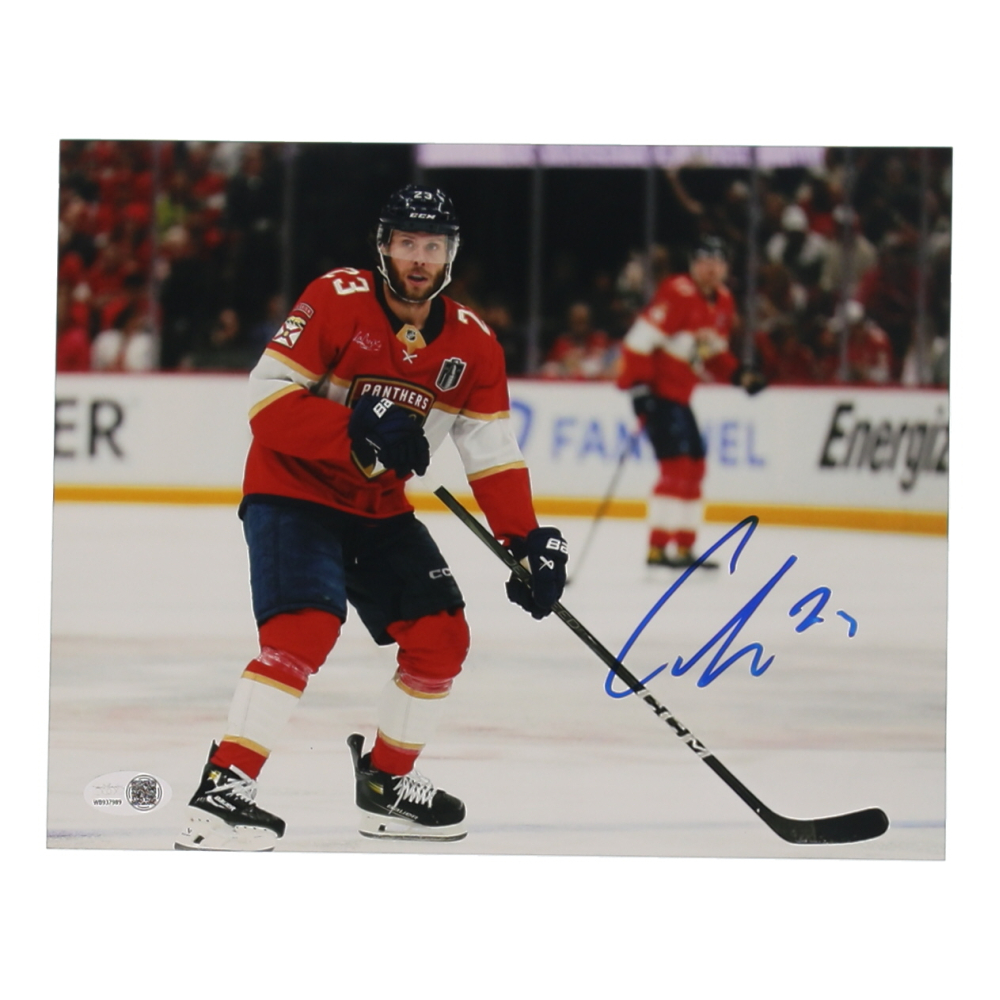 Carter Verhaghe Signed Panthers 8x10 Photo (JSA) at PristineAuction.com