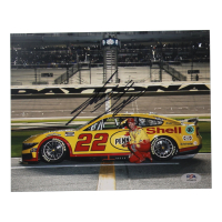 Joey Logano Signed NASCAR 8x10 Photo (PSA) at PristineAuction.com