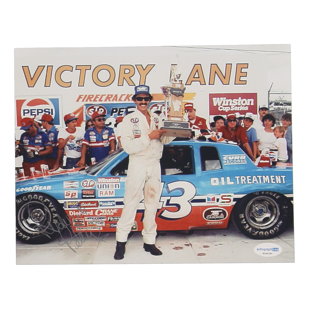 Richard Petty Signed NASCAR 8x10 Photo (ACOA) at PristineAuction.com