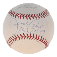 David Cone Signed OML Baseball Inscribed "P.G. 7-18-99" (MLB $& Steiner) at PristineAuction.com