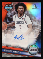 Stephon Castle 2023-24 Bowman Chrome University Prospect Autographs Refractors #BCPASC #183/250 RC at PristineAuction.com