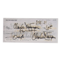 Charles Manson Signed Check (ACOA) at PristineAuction.com